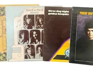 Vintage Three Dog Night Vinyl LPs