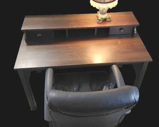 Office Desk, Chair And Frog Lamp Bundle