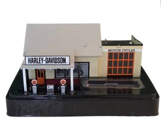MTH RailTown OGauge HarleyDavidson Country Gas Station