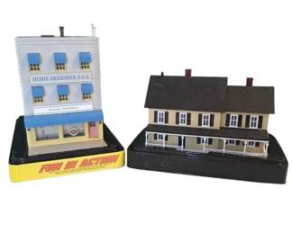 MTH RailKing O Gauge BuiltUp Structure Lot D.D.S. City Building Country House