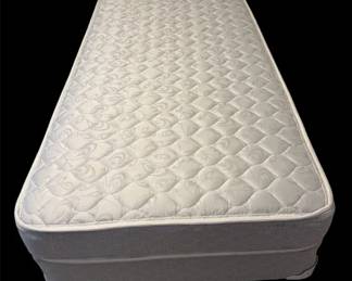 Twin Size Mattress Box Spring Set with Metal Frame Base