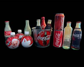 Collectible CocaCola Bottles, Pail, Puzzle Boxer ShortsBank