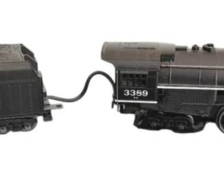 Rail King Electric Train 3389 Engine With Erie Line Coal Car