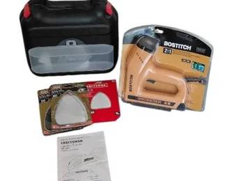 Power Mouse Sander And Electric Stapler Bundle