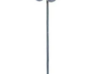 Pineapple Birdbath With Decorative Metal Windmill