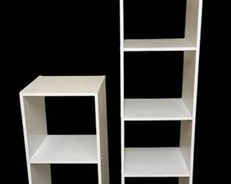 White Organizer Towers