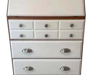 TwoTone Wooden Secretary Desk