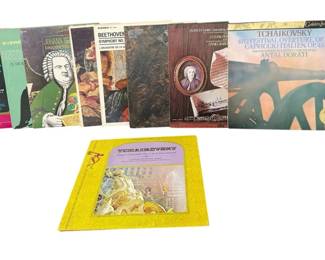 Assortment of Vintage Classical Music Vinyl LPs