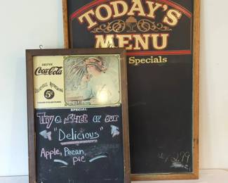 Chalkboard Menu Signs