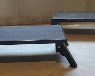 2 Blk Stromberg Platform Bases