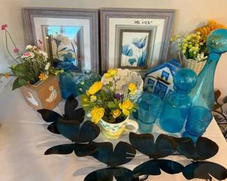 Blue and Yellow Decor