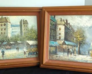Textured Impressionist Paintings By Burnett