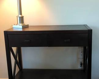 Small Entry Table And Lamp