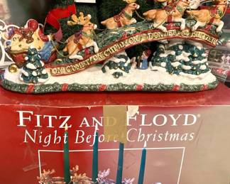 Fitz  Floyd Centerpiece Candle Holder and More