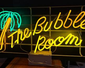  04 The Bubble Room Fluorescent Sign