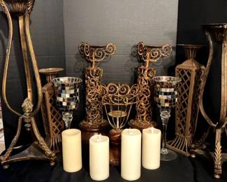 Assorted Decorative Candle Holders