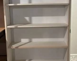 White Laminate Bookshelf