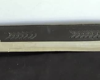 Sword with Leather Sheath