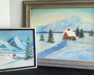 Snowy Scenes by Lalah Kobusch