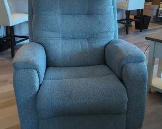 Blue Flexsteel Motorized Recliner