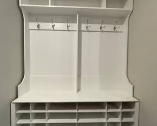 Hall Tree with Bench, Hooks and Storage