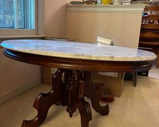 Marble top table