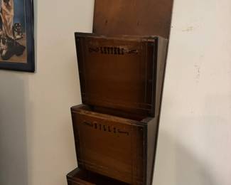 Vintage mail sorter