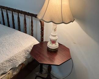 Octagonal side table