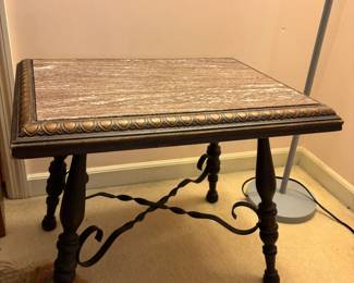 Marble top table