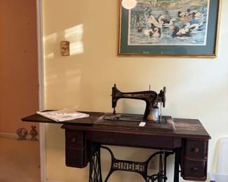 Antique Singer sewing machine