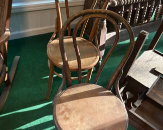 Balloon back chairs