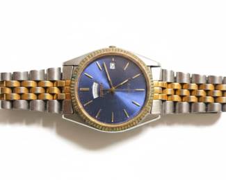 Vintage Seiko YA Quartz DayDate TwoTone Watch