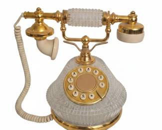Godinger Shannon Crystal Telephone