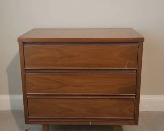 MidCentury Modern Walnut Drawer Nightstand by Dixie