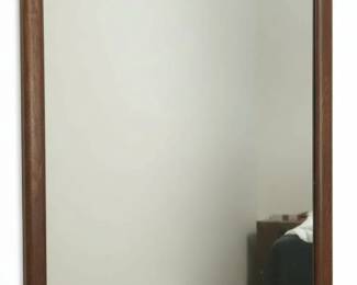 MidCentury Modern NineDrawer Walnut Dresser with Mirror by Brown Saltman