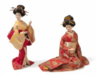 Vintage Japanese Geisha Dolls