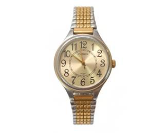 Carriage by Timex TwoTone Quartz Expansion Watch with Arabic Numerals