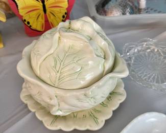 Covered cabbage dish