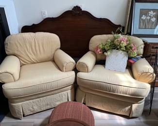 Easy Chairs, King Headboard