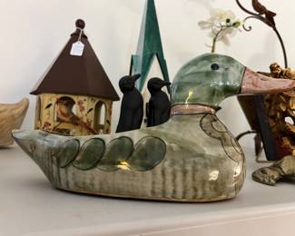 Louisville Pottery Duck Planter