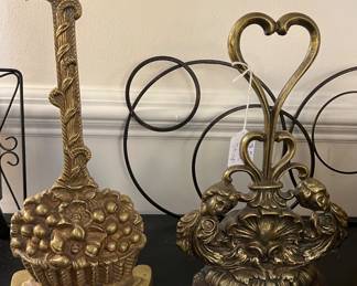 Brass Ornate Door Stops
