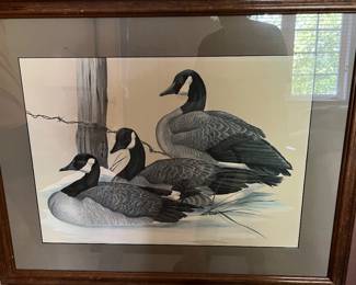 Art Lamay Framed Geese