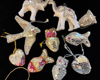 Mirrored ornaments 