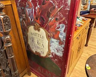 Double sided pub sign
