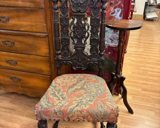 Antique carved chairs