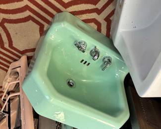 Vintage cast iron sinks