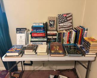 Novels, self-help, fiction, non-fiction books