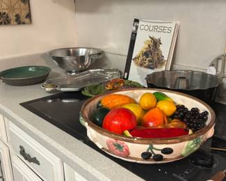 kitchenware and serving dishes