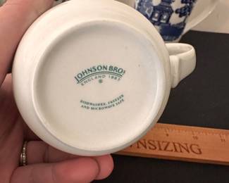C151 - $15. Set of 4 Johnson Bros Mugs.