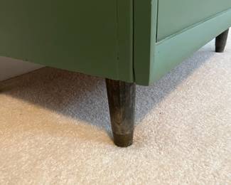 C21 - $60. Painted, Cedar Lined Chest. Has spot to hold a hanging bar, but has been converted to adjustable shelves currently. Measures 30" x 20.5" x 62" tall. Sturdy but not super heavy. Paint is in very good condition.